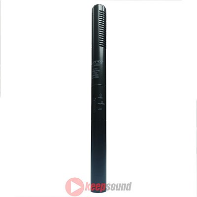 Microfone Com Fio Shotgun Super Unidirecional SK-M320 - SKYPIX