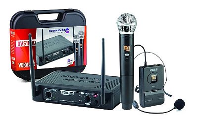 Microfone Sem Fio De Mão Headset DVS 100 DMH- VOKAL