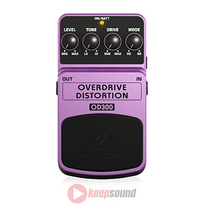 Pedal de Overdrive Para Guitarra OD300 - BEHRINGER