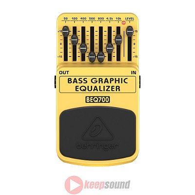 Pedal Equalizador Gráfico Para Contrabaixo BEQ700 - BEHRINGER