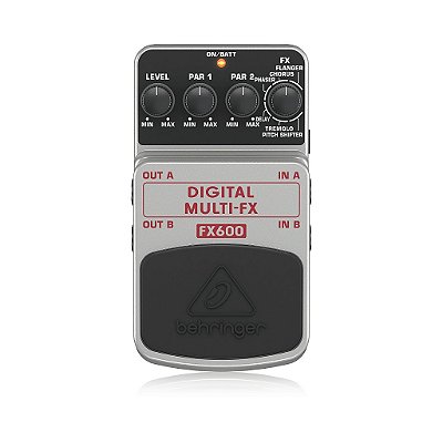 Pedal Multiefeitos Para Guitarra FX600 - BEHRINGER