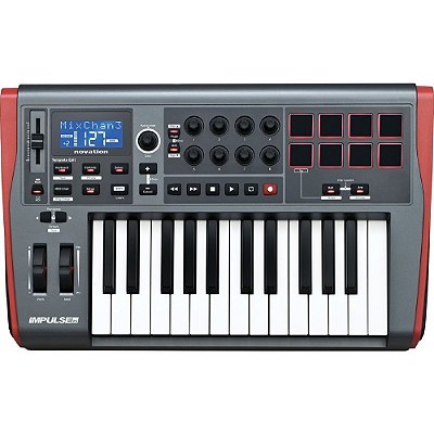 Teclado Controlador USB Com 25 Teclas IMPULSE 25 - NOVATION