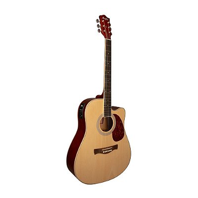 Violão Elétrico Dreadnought Cutway Aço MEMPHIS MD-18 NT - TAGIMA