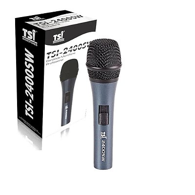 Microfone Profissional Dinâmico 2400 SW - TSI