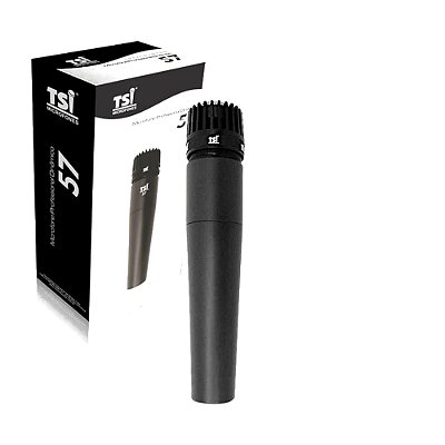 Microfone Profissional Dinâmico 57 - TSI