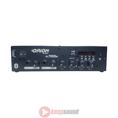 Amplificador de Sonorização de Ambiente 125W RC7000BT - ORION