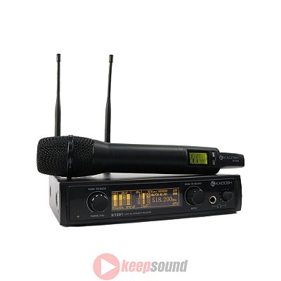 Microfone Profissional de Mão Sem Fio K1501M - KADOSH
