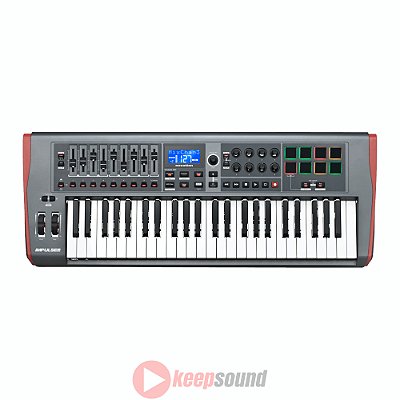 Teclado Controlador MIDI/USB 49 Teclas IMPULSE 49 - NOVATION