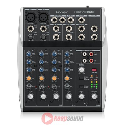 Mesa de Som Analógica 8 Canais XENYX 802S - BEHRINGER