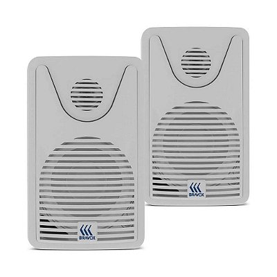 Caixa de Ambiente Branca (Par) 60W 3,5 pol FOCO 35 - BRAVOX