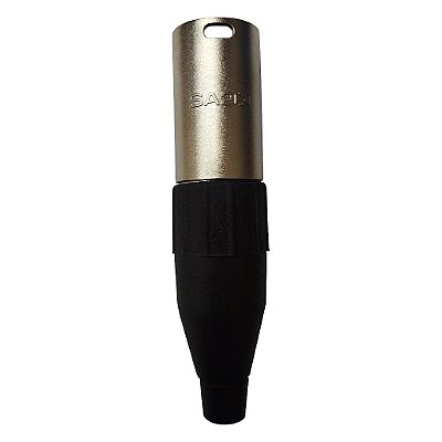 Conector XLR Macho Linha PLG SA2X - SANTO ANGELO