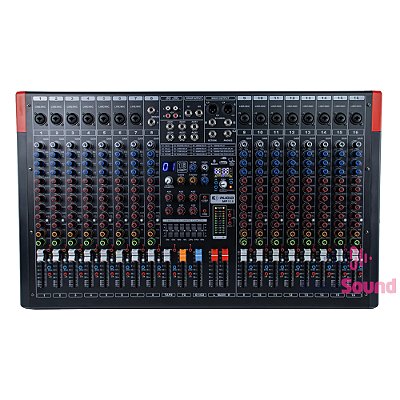 Mesa de Som 16 Canais MP 16.6 - K-AUDIO