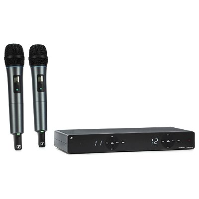 Microfone De Mão Duplo Sem Fio Xsw 1-825 Dual - Sennheiser