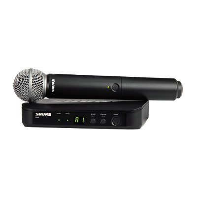 Microfone De Mão Sem Fio Blx 24br/sm58 M15 - Shure