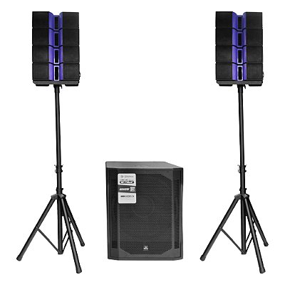 Sistema De Som Pa 1500w Line Up Duo 18164 - Waldman