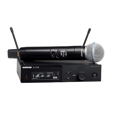 Microfone De Mão Sem Fio Slxd24br/b58-g58 - Shure