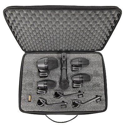Kit 5 Microfones Para Bateria Pga Drum Kit5 - Shure