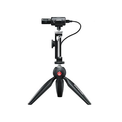 Kit Vídeo Microfone + Tripé Mv88+ Video Kit - Shure