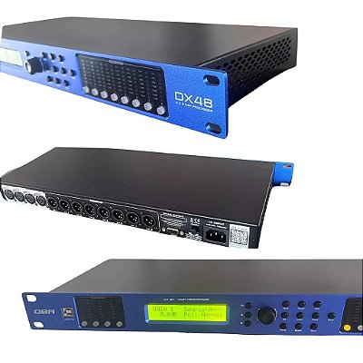 Processador de Áudio 4 In x 8 Out DBR DX48