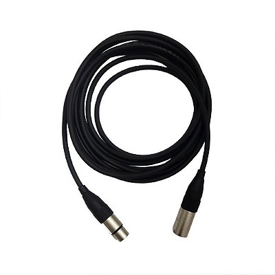 Cabo XLR / XLR Balanceado Para Microfone 5 Metros - Keep Sound