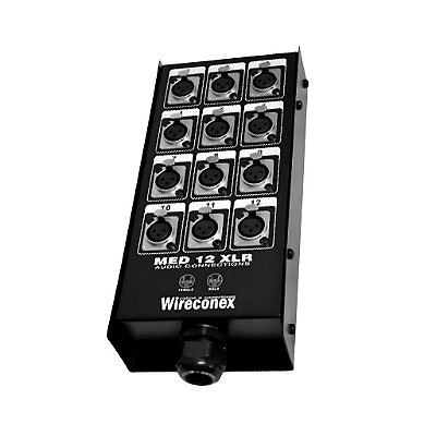 Painel 12 Vias p/ Medusa c/ Prensa Cabo Wireconex