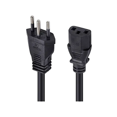 Cabo de Força Pc Pc Macho e Femea 50 cm Antera