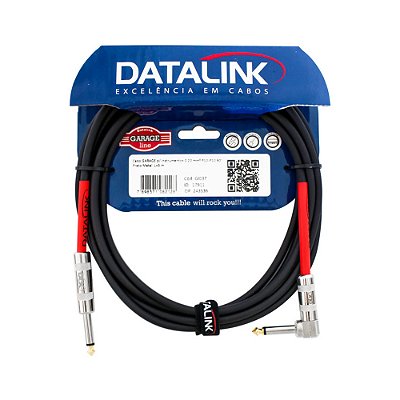 Cabo Para Instrumento P10/P10 90º 7m 0,20mm² GI039 GARAGE - DATALINK