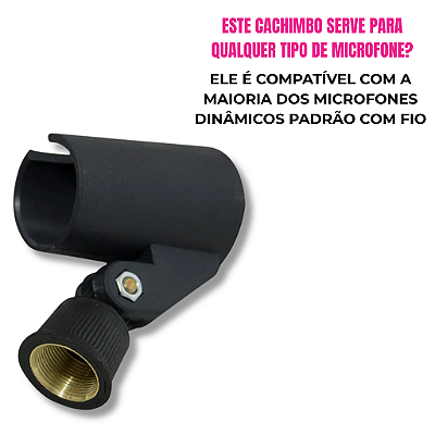 Cachimbo Para Microfone Com Fio SP2N - VISÃO