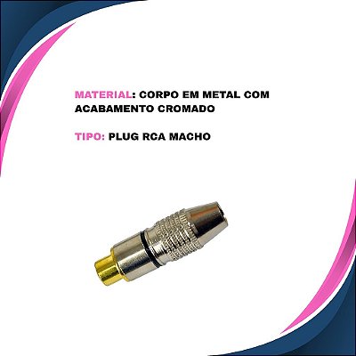 PLUG CSR RCA NIT1163F METAL