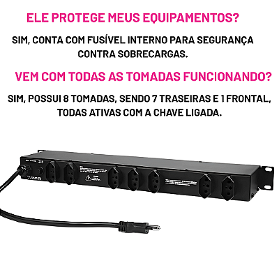 Distribuidor de Energia RT8D com Display Digital Santo Angelo