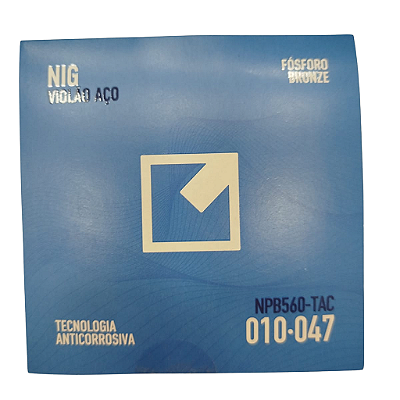 Enc. Violao Aco Fosforo Bronze 010 - Tac