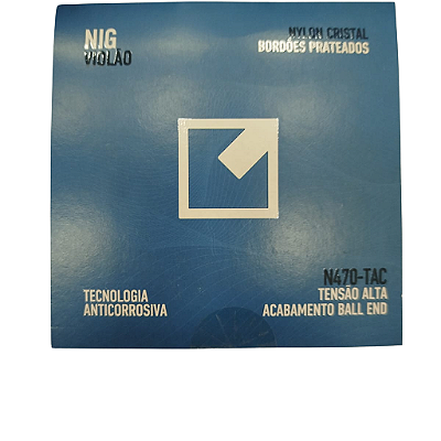 Encordoamento Violão Nylon Tac Alta Tensão Cristal Prateado