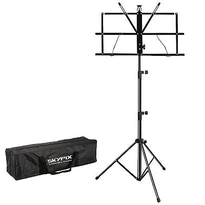 Tripé De Partitura Skypix Sk-sp35 Metal Dobrável