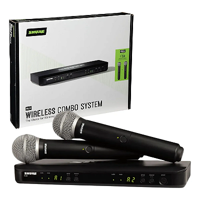 Microfone Sem Fio Blx288br/pg58-j10 - Shure