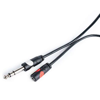 Cabo Áudio 5m P10st P2st Fêmea Ca23 Santo Angelo