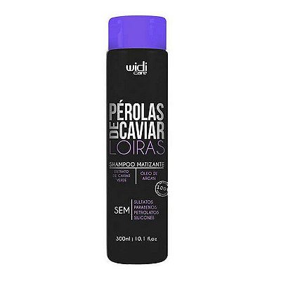 Shampoo Matizante Pérolas De Caviar Loiras 300ml - WIDI CARE