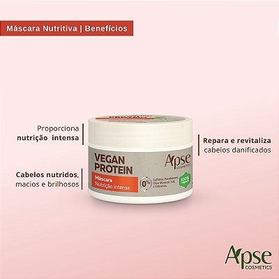 Máscara Nutrição Vegan Protein 300g - APSE