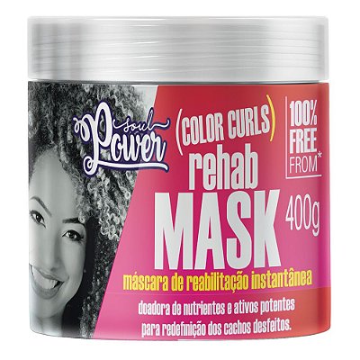 Máscara de Reabilitação Color Curls 400G - SOUL POWER