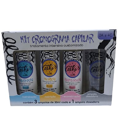 Kit Cronograma Amo Cachos 3x1 30ml - GRIFFUS
