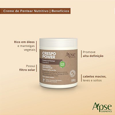 Creme De Pentear Crespo Power 500g - APSE