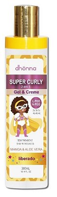 Gel e Creme Infantil Super Curly 300ml - DHONNA