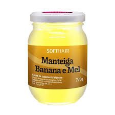 Manteiga Banana E Mel - Softhair 220g