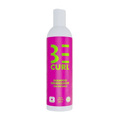 Shampoo Higienizador Sem Espuma 350mL - BE CURL