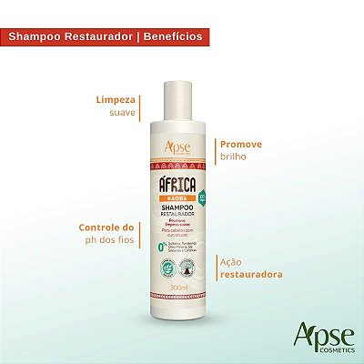 Shampoo Restaurador África Baobá 300ml - APSE