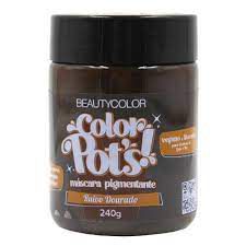 MÁSCARA PIGMETANTE COLOR POTS RUIVO DOURADO-BEAUTYCOLOR