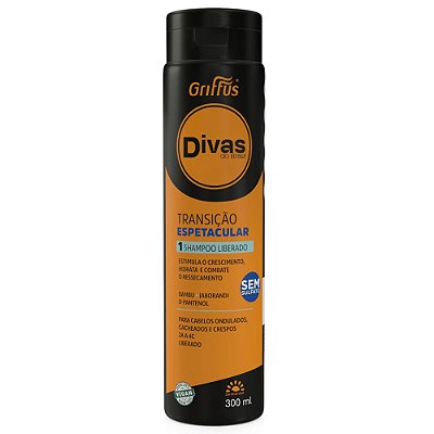 Shampoo Transição Espetacular Divas Do Brasil 300ml - GRIFFUS