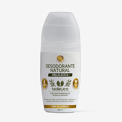 Desodorante Natural Com Melaleuca 60ml - BIOLEUCA