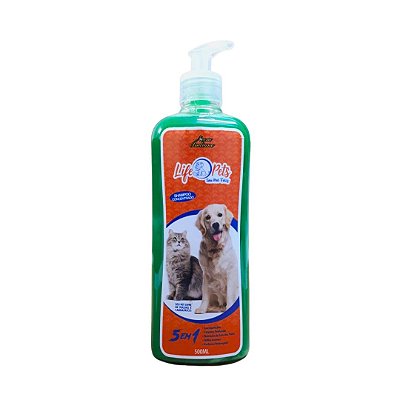 Shampoo Concentrado Neem Indiano 5x1 500ml - LIFE PETS