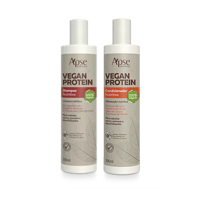 Kit Shampoo e Condicionador Vegan Protein - APSE