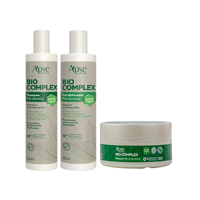 Kit Shampoo, Condicionador e Máscara Bio Complex - APSE